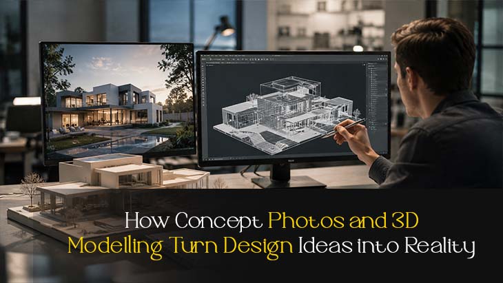 How Concept Photos and 3D Modelling Turn Design Ideas into Reality