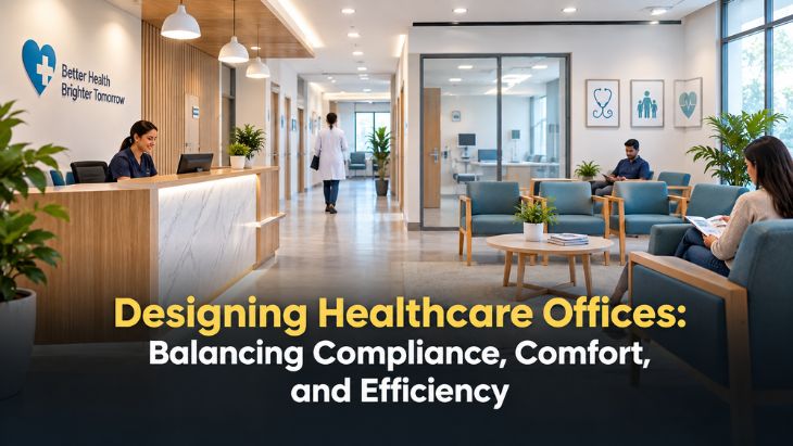 Designing Healthcare Offices: Balancing Compliance, Comfort, and Efficiency