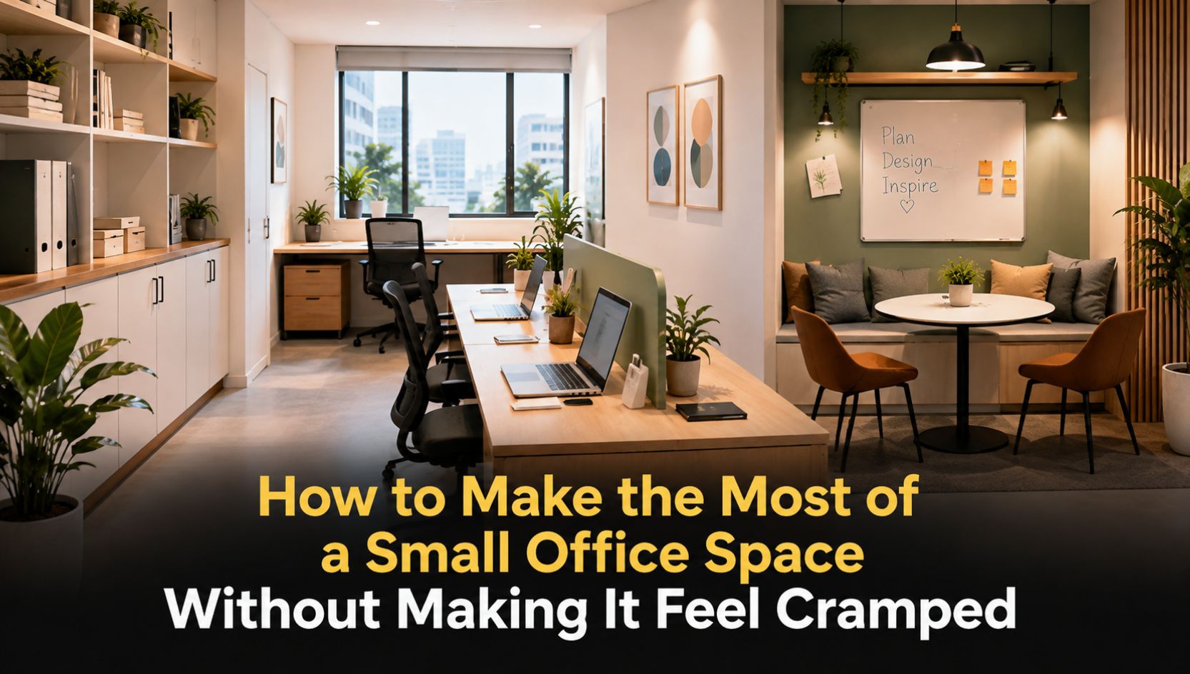 How to Make the Most of a Small Office Space Without Making It Feel Cramped